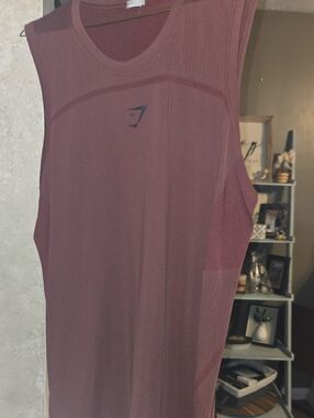 Gymshark Burgundy Performance Sleeveless Tank